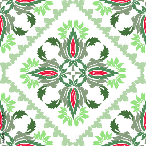 Garden Bloom Ornamental Seamless Design for carpet, print, wrap, decorative, illustration, Fabric, Wallpaper, Ceramics. 
