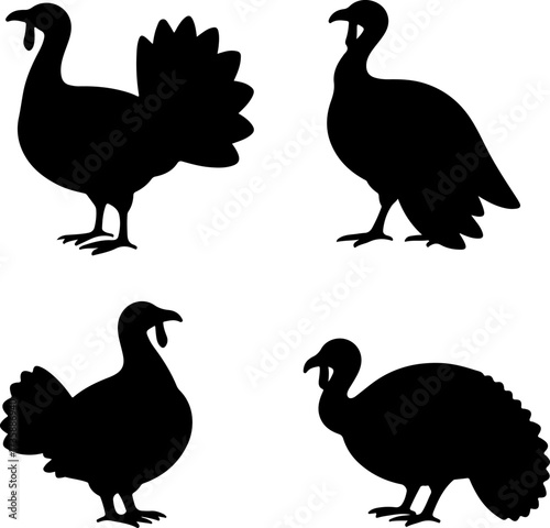 Turkey Silhouette Collection 
