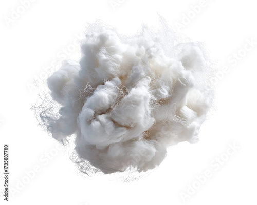 Cotton isolated on white background 