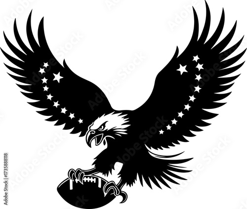 "Eagle Gridiron: The Spirit of American Football"