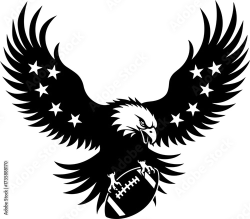 "Eagle Gridiron: The Spirit of American Football"