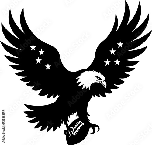 "Eagle Gridiron: The Spirit of American Football"