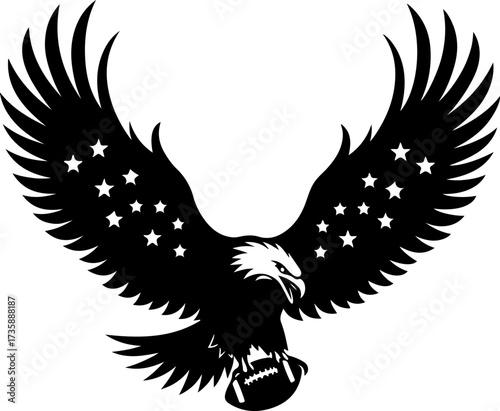 "Eagle Gridiron: The Spirit of American Football"