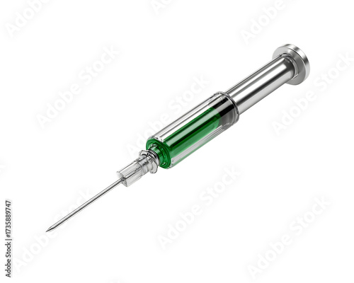syringe isolated on white background