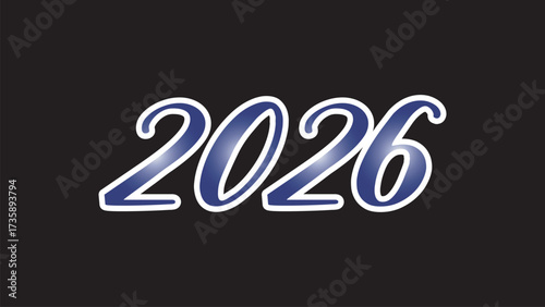 2026 year related vector