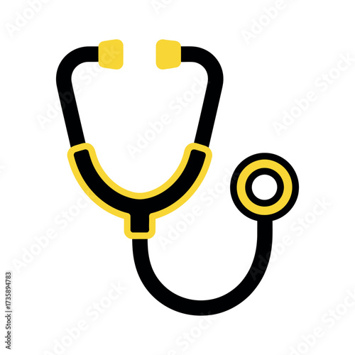 Medical stethoscope health care symbol