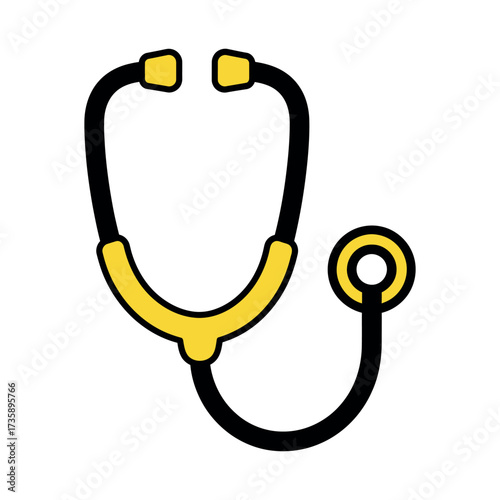 Medical stethoscope icon healthcare symbol