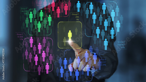 Quadro su tela Niche marketing and segmentation strategy