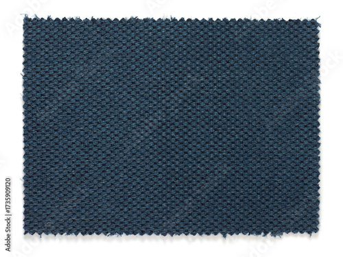 Fabric sample piece isolated on white