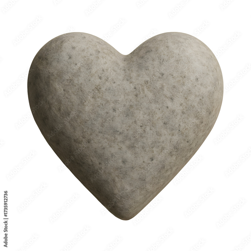 Obraz premium heart shape made of stone