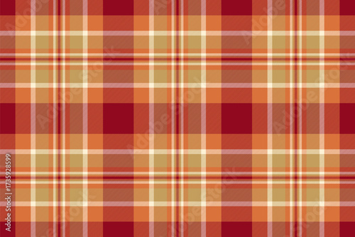 Warm, textured plaid pattern. Ideal for backgrounds, textiles, or adding a cozy, vintage feel to your project. Seamless and versatile design element.