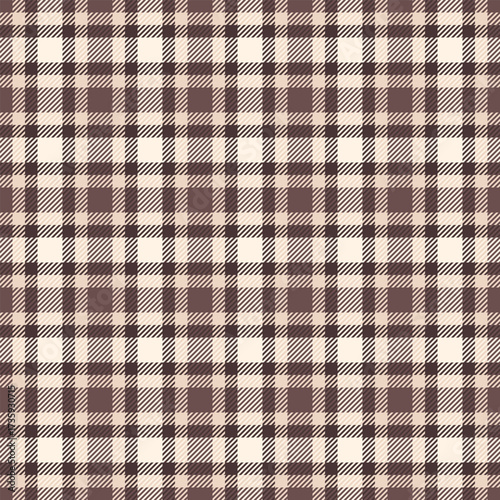 Classic plaid pattern in warm earth tones. Timeless, versatile design for backgrounds, textiles, or any project needing a cozy, traditional touch.