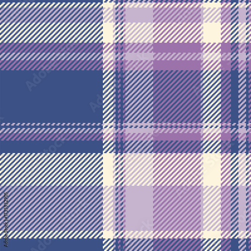 Sewing seamless vector plaid, hispanic tartan pattern check. Brand fabric background texture textile in blue and light colors.