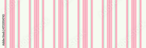 Pretty pattern background textile, free lines vector seamless. Ornament vertical fabric texture stripe in light and honey dew colors.
