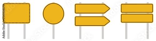 road traffic sign icon set vector