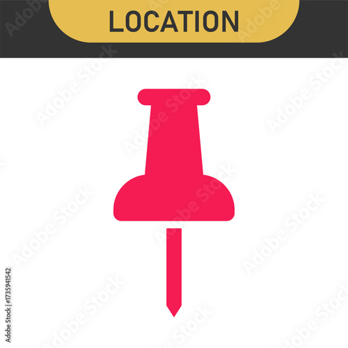 Pin Location icons. Point of location. Set of map pointer. Marker pointer. Vector illustration. Flat Map pin icons to mark location