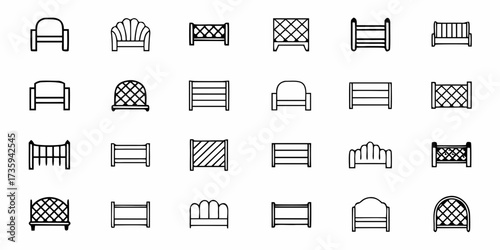 Elevate interior design projects with a versatile collection of modern and classic furniture icons, offering stylish bed frames and elegant headboard designs.