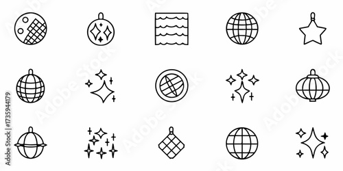 Celebrate with Sparkling Decorations and Festive Designs, Perfect for Adding Joy and Cheer to Your Season's Greetings and Holiday Projects with these fun design elements