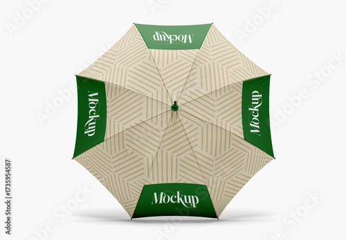 Open Umbrella Branding Mockup