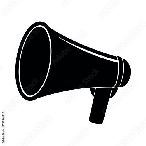Megaphone Bullhorn Silhouette Vector