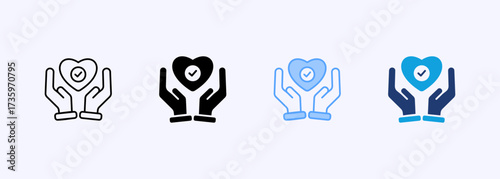 Acceptance Icon Set Multiple Style Collection