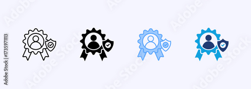 Trustworthiness Icon Set Multiple Style Collection