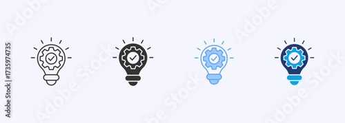 Innovation Icon Set Multiple Style Collection