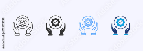 Sustainability Icon Set Multiple Style Collection