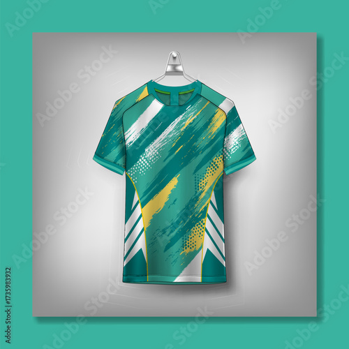 Soccer Jersey Design Digital Print Editable layer files