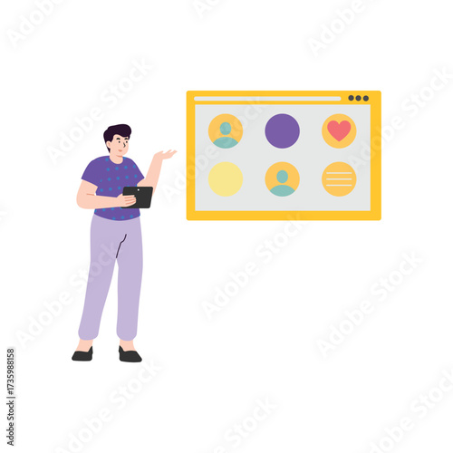 Report Vector Illustration Which can easily edit or modify