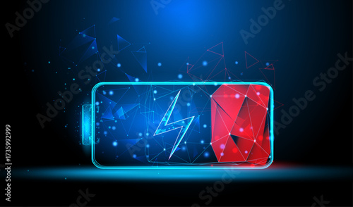 Empty battery icon. Accumulator charger vector design. Technology energy concept.