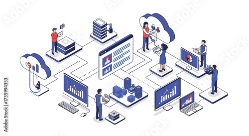 Exploring the interconnected world of modern technology and data management systems.