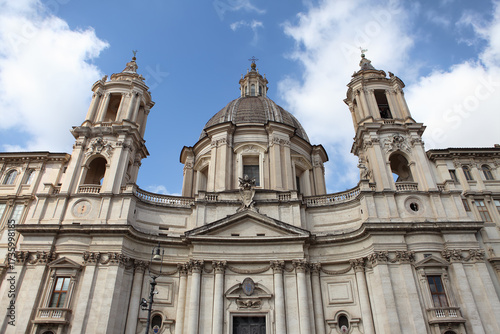 The Church of Sant'Agnese in Agone is situated in Piazza Navona.