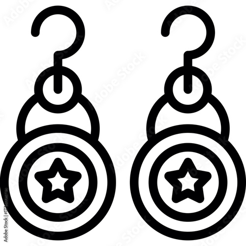 Chandelier Earrings Icon