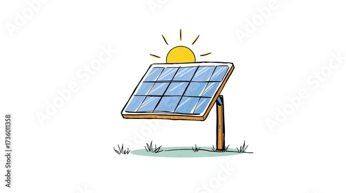 Solar Panel Sketch.