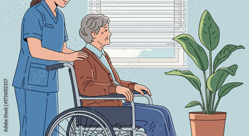 Caring for elderly individuals in a comfortable and supportive home environment with professional assistance and engaging activities