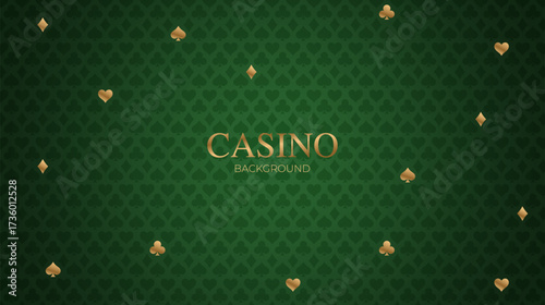VIP vector illustration of a casino game background with playing equipment. Vector background.	