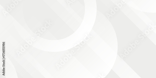 3D white geometric abstract background overlap layer on bright space with rounded rhomb effect decoration. eps 10