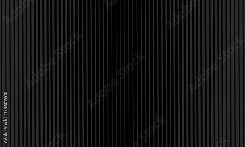 Black oblique straight line background. Masculine dark linear abstract wallpaper. Elegant luxury striped gradient texture. Grey diagonal lines backdrop for flyer, banner, poster, presentation. Vector
