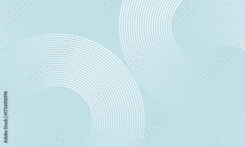 Modern abstract background. Glossy white gradient circle lines. Minimal geometric pattern. Simple graphic elements. Futuristic concept. Suitable for cover, poster, banner, brochure, eps10.