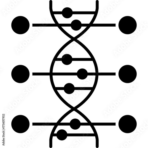 Genetic Icon Vector Element