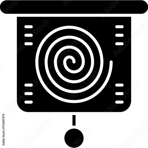 Black Hole Icon Vector Element
