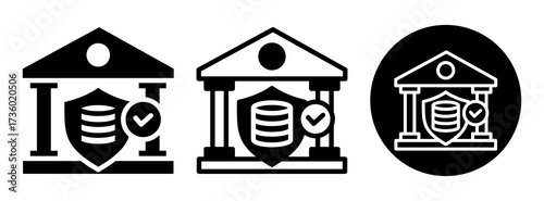 Data Governance Icon Collection Glyph & Mixed Style