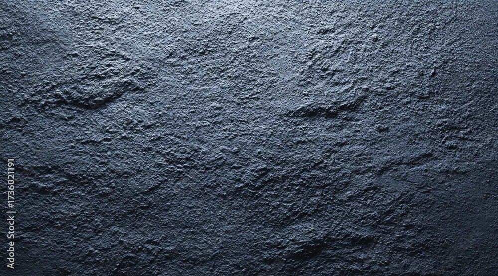 Fototapeta premium Textured, dark gray wall surface