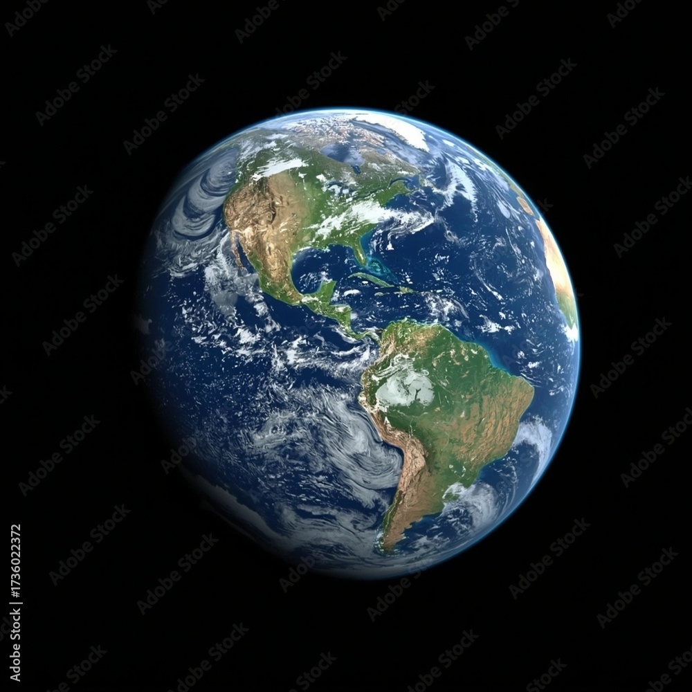 Fototapeta premium planet earth in space