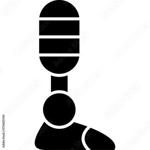 Prosthetic Icon Vector Element