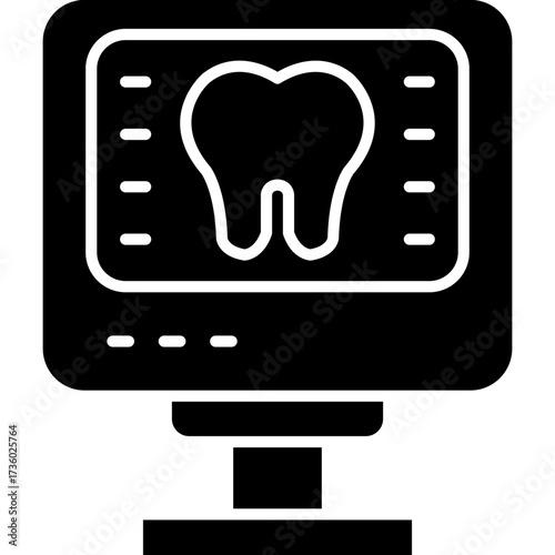 Magnetic Resonance Imaging Icon Vector Element