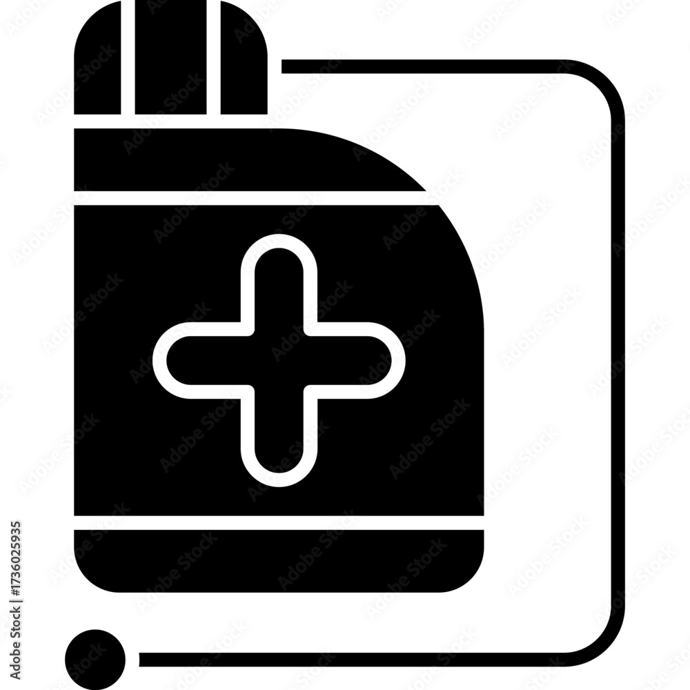 Fototapeta premium Pulse Generator Icon Vector Element