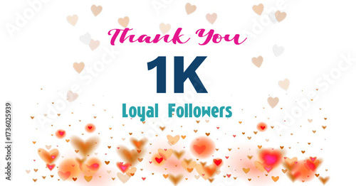 Social Media Milestone Pack – Thank You Graphics for Follower Growth - 1K Followers