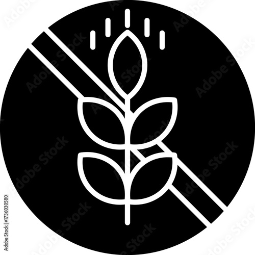 Gluten Free Icon Vector Element